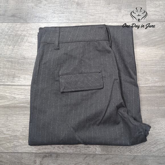 Tommy Hilfiger Striped Wide Leg Cargo Pants Size 6 - Picture 6 of 6